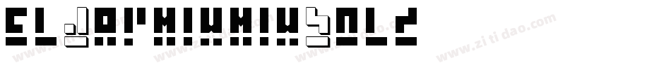 el Jay mixmix Bold字体转换